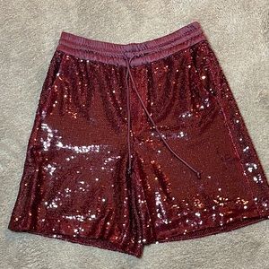 Zara sequin short, Size: Medium